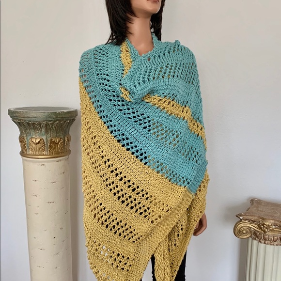 Hand Knits 2 Love Extra Big Shawl Designer Fashion